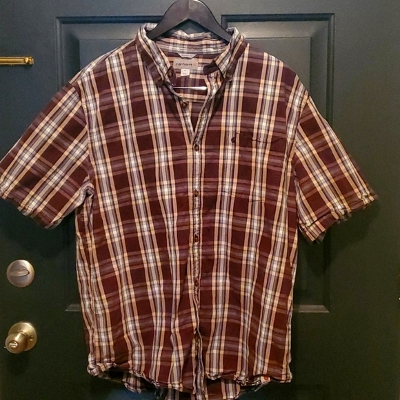 Mens Carhartt short‎ sleeve short - Picture 1 of 4